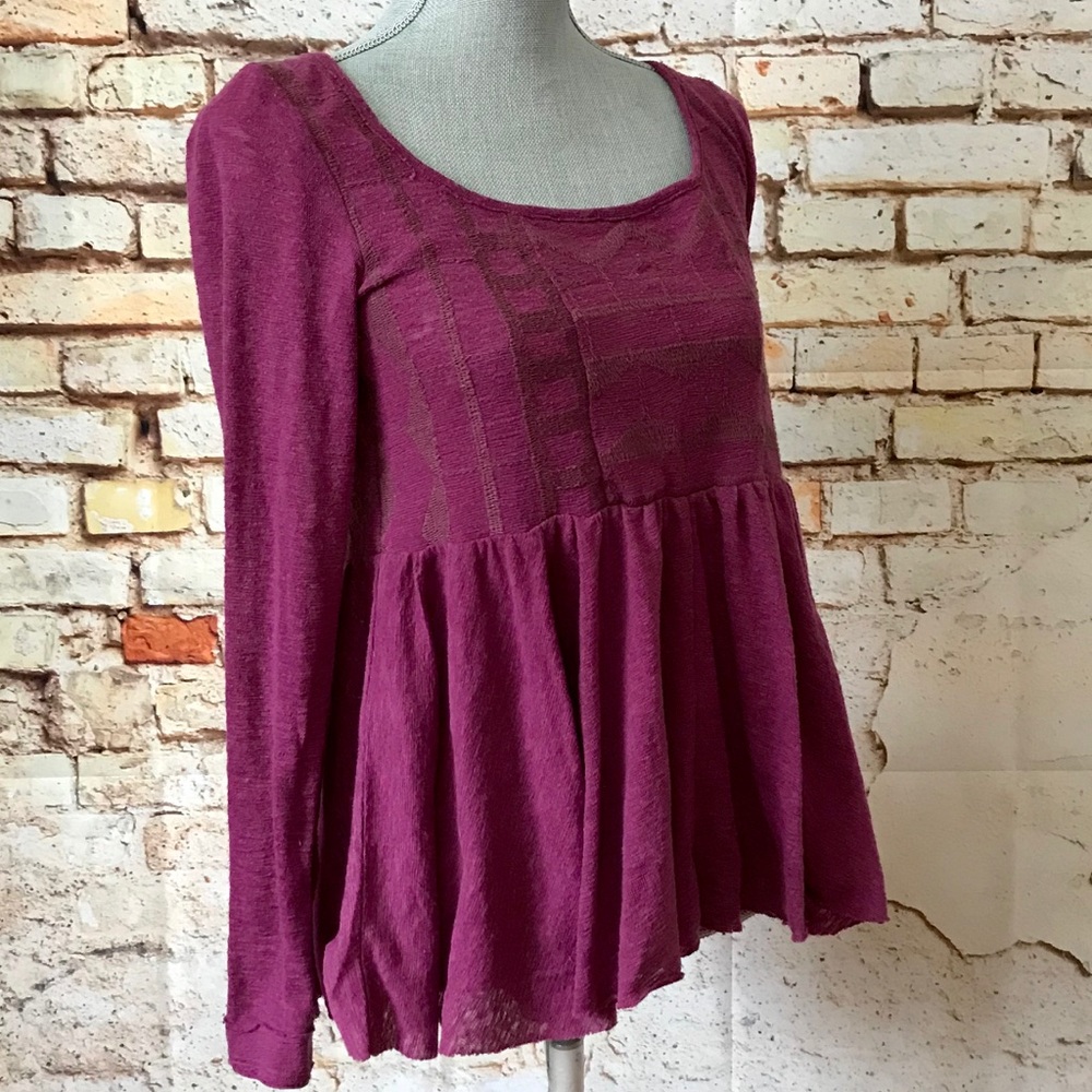 Free People Peplum Top